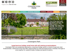 Tablet Screenshot of cossingtonpark.com